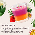 Glade 2in1 Scented Candle Jar Hawaiian Breeze & Vanilla Passion 4.08oz 2 Ct by Deal US