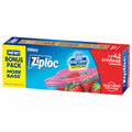 Ziploc Gallon Food Storage Bags Stay Open Stand-Up Bottom 42 Count by Deal US