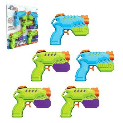 Tidal Storm Hydro Storm Water Blasters 5pk Plastic Kids 6+ Colorful by Deal US