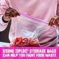 Ziploc Gallon Food Storage Bags Stay Open Stand-Up Bottom 42 Count by Deal US