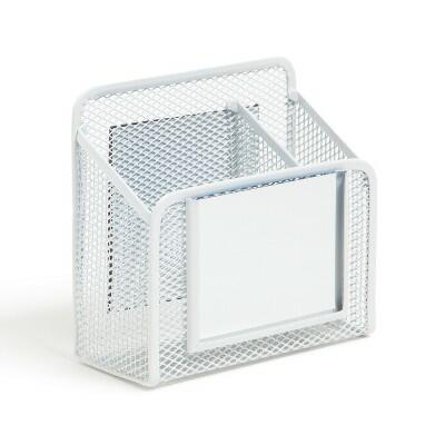 U Brands Locker Magnetic Mesh Mirror Cup White by Deal US