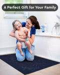 tchidio Soft Absorbent Non-Slip Bath Mat Rubber Backed Machine Washable by Deal US