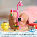 BLDR Hello Kitty Badtz-Maru Convertible Building Set 0111 with 2 Minifigures by Deal US