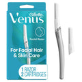 Gillette Venus Dermaplaning Tool Facial Razor with 2 Blade Refills Unisex by Deal US