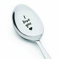 Boston Creative Co. Owl Always Love You Engraved Coffee Spoon Silver by Deal US