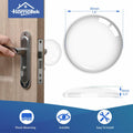 HOMOTEK Clear Door Stoppers 12 Pack 1.6in Transparent Round Wall Protector by Deal US
