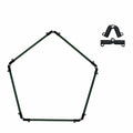 Huang Yunming 7pc Pentagonal Agile Speed Rings Portable Training Set by Deal US