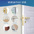 HOMOTEK Clear Door Stoppers 12 Pack 1.6in Transparent Round Wall Protector by Deal US