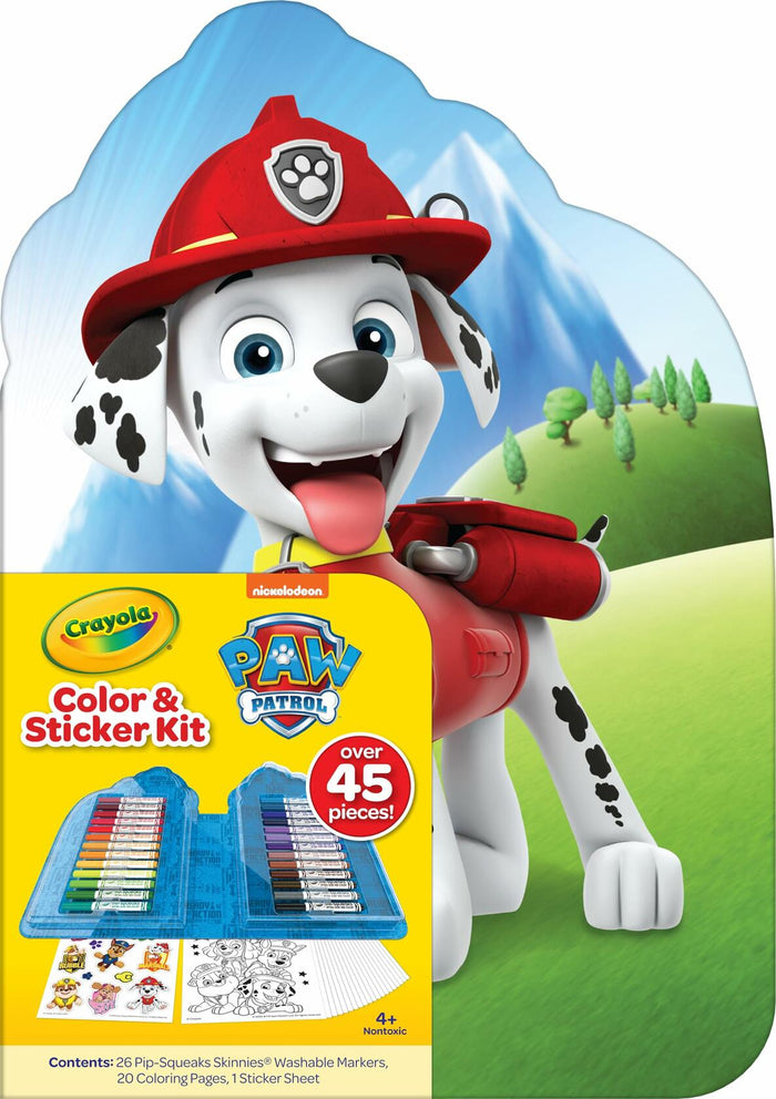 Crayola Paw Patrol Art Kit Creative Drawing and Coloring Set for Kids by Deal US