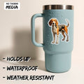 Foxhound Sticker 4 Inch Waterproof Vinyl Decal Durable Black by Deal US