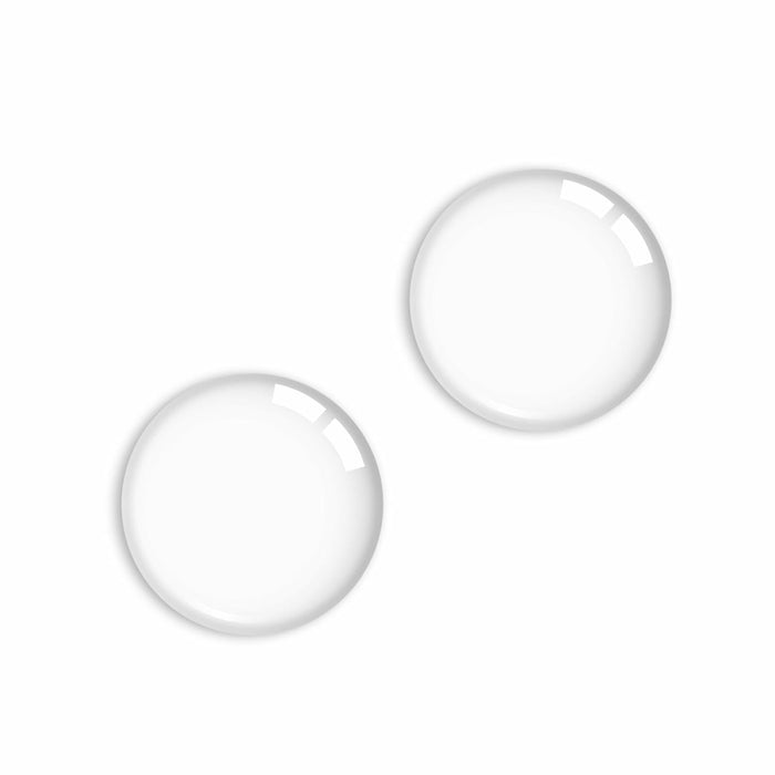 HOMOTEK Clear Door Stoppers 12 Pack 1.6in Transparent Round Wall Protector by Deal US