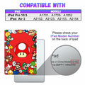 Besoar iPad Air 3/Pro 10.5 Case Cute Cartoon Kawaii Slim Folio Mogu Color by Deal US