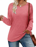 StunShow Women's Long Sleeve Pullover Shirt Pink XXL Size XXL by Deal US