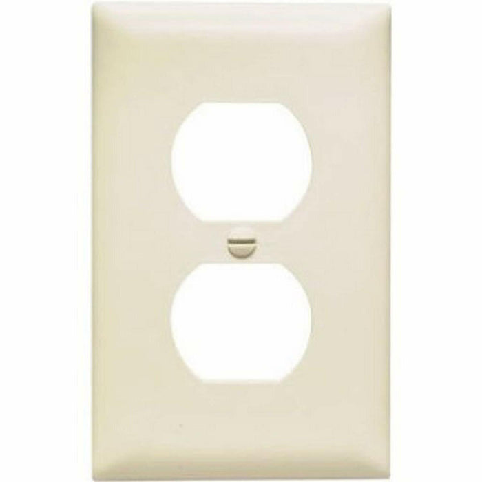 PASS & SEYMOUR TP8LACC100 1 Gang 1 Duplex Nylon Wall Plate Almond by Deal US