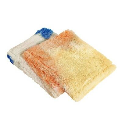 Teen Tie Dye Faux Fur Throw Blanket - Makers Collective by Deal US