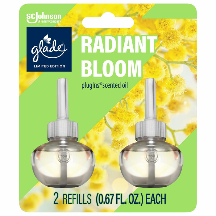 Glade PlugIns Refills Radiant Bloom Air Freshener 0.67oz 2 Count by Deal US