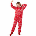 Giggling Getup Women Christmas Pajamas Hooded Nordic Print Red Size L by Deal US