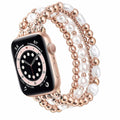 RDISOR Metal Beaded Bracelet for Apple Watch 42/44/45mm Steel Band by Deal US