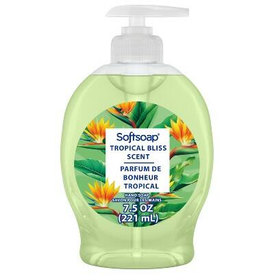 Softsoap Hand Soap Tropical Bliss Scent Green 7.5 fl oz by Deal US