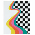 Continental Good Times 2 Pocket Paper Folder Checkered Wave School Supplies by Deal US