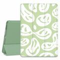 Wihytec iPad 5th/6th Gen Case Green Face Pencil Holder Trifold Stand by Deal US