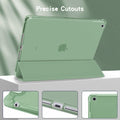 Wihytec iPad 5th/6th Gen Case Green Face Pencil Holder Trifold Stand by Deal US