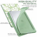 Wihytec iPad 5th/6th Gen Case Green Face Pencil Holder Trifold Stand by Deal US