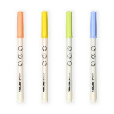 Yoobi SmileyWorld Dry Erase Markers 4pk School Supplies by Deal US
