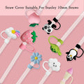Stanley 4PCS Straw Cover Caps & 2PCS Charm Chains for 30oz/40oz Tumblers by Deal US