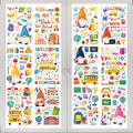 Kentucky Derby Party Decorations Rose Trophy Telescope Stickers 9 Sheets by Deal US
