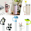 Stanley 4PCS Straw Cover Caps & 2PCS Charm Chains for 30oz/40oz Tumblers by Deal US