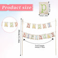 Cobee 2 Pcs Happy Birthday Banner Pull Flag Hanging Flags Party Decor Style B by Deal US