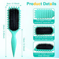 [Like New] Candy Brush Curly Hair Defining Boar Bristle Brush Green by Deal US