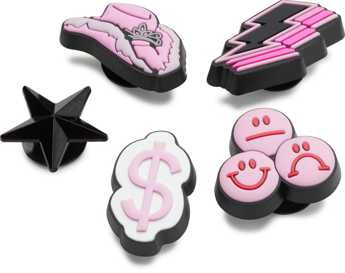 Crocs Jibbitz 5-Pack Trendy Shoe Charms Spacey Girl One Size by Deal US