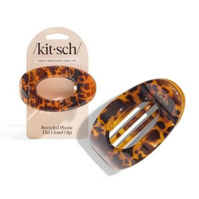 Kitsch Large Flat Cloud Hair Claw Clip Brown Tortoise Plastic by Deal US