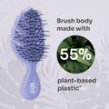 [Like New] Wet Brush Go Green Mini Detangler Hair Brush Purple Travel Size by Deal US