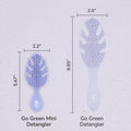 [Like New] Wet Brush Go Green Mini Detangler Hair Brush Purple Travel Size by Deal US