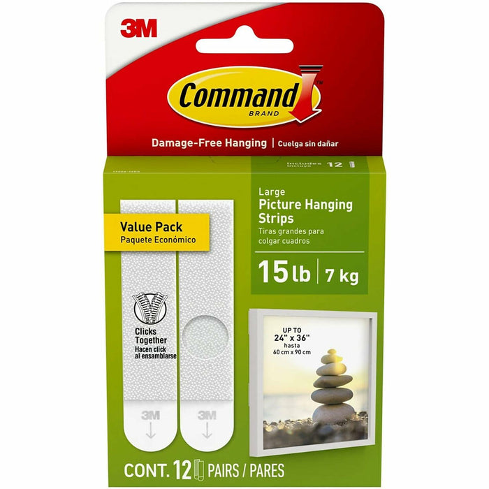 Command Photo Hangers Gallery Wall Pack White Holds 6 Frames by Deal US