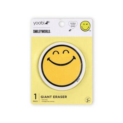 Yoobi SmileyWorld Giant Yellow Smiley Eraser by Deal US