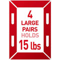 Command Photo Hangers Gallery Wall Pack White Holds 6 Frames by Deal US