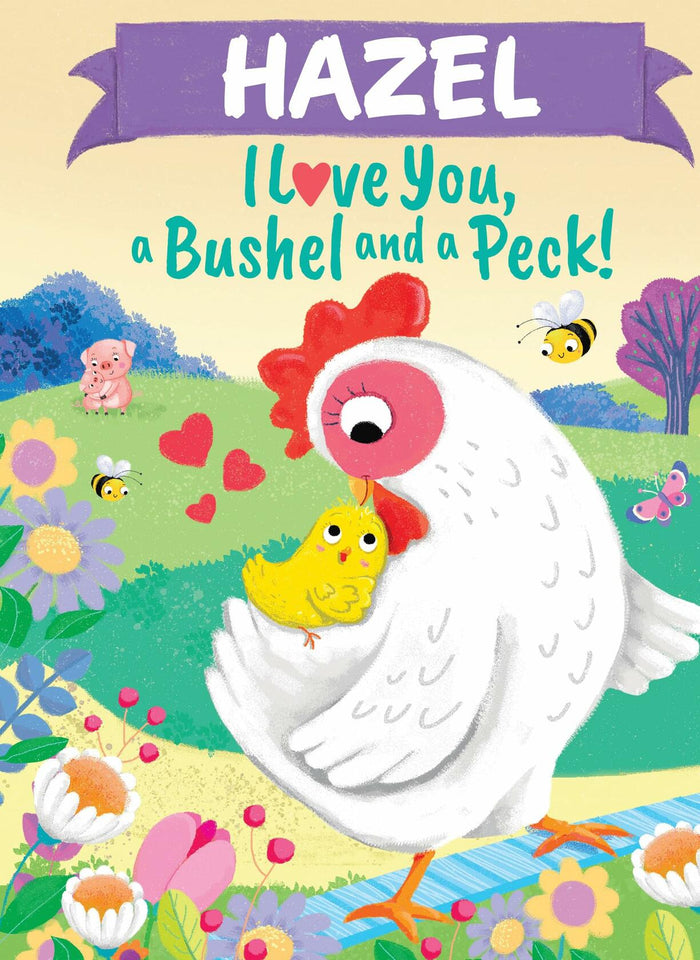 Put Me In The Story Hazel I Love You A Bushel and a Peck Personalized Book by Deal US