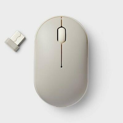 heyday Bluetooth Compact Mouse Gray Ergonomic Scroll Wheel Windows macOS by Deal US