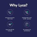 Lyca Mobile USA 5G/4G SIM Starter Kit Free Trial 300 Min/Text/MB 7 Days by Deal US