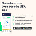 Lyca Mobile USA 5G/4G SIM Starter Kit Free Trial 300 Min/Text/MB 7 Days by Deal US