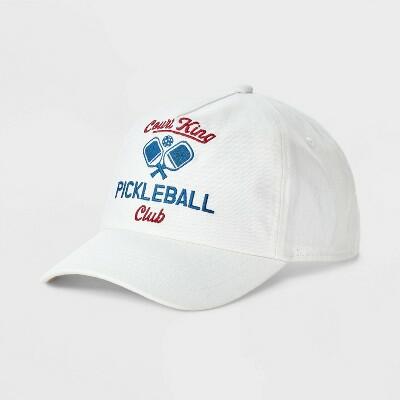 [Like New] Men's Court King Pickleball Baseball Hat - Goodfellow & Co™ White by Deal US