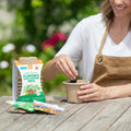 Back to the Roots Organic Plantable Seed Starting Pots 4.25" Wide Brown 8 Ct by Deal US