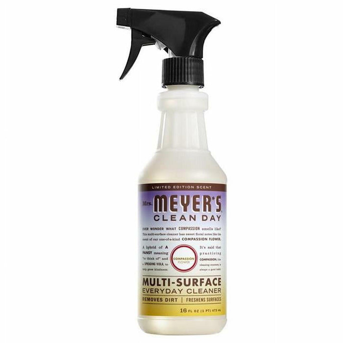 MRS. MEYER'S CLEAN DAY Multi-Surface Everyday Cleaner Compassion Flower 16oz by Deal US