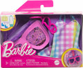 Barbie Deluxe Sunglasses Bag & Multicolor Gingham Dress Fashion Doll Clothes by Deal US