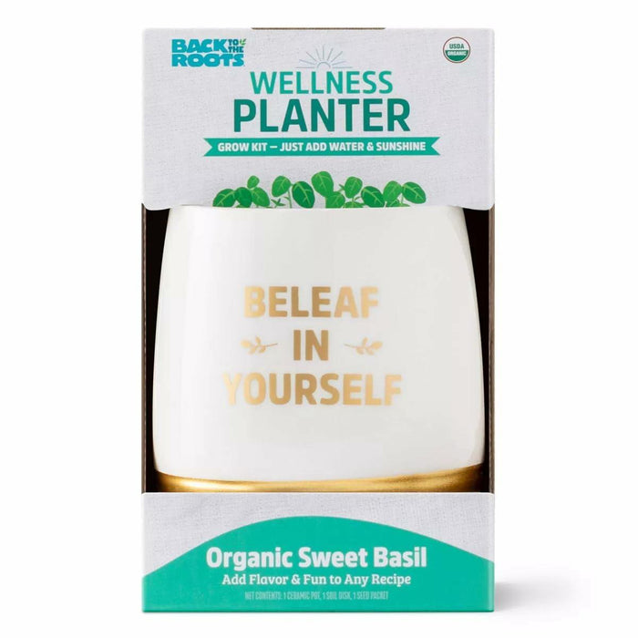Wellness Grow Kit Basil Indoor Herb Garden Hydroponic System 0.76lb by Deal US