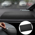 Tobenbone Car Dashboard Anti-Slip Rubber Mat 10.6x5.9 Black Grid by Deal US